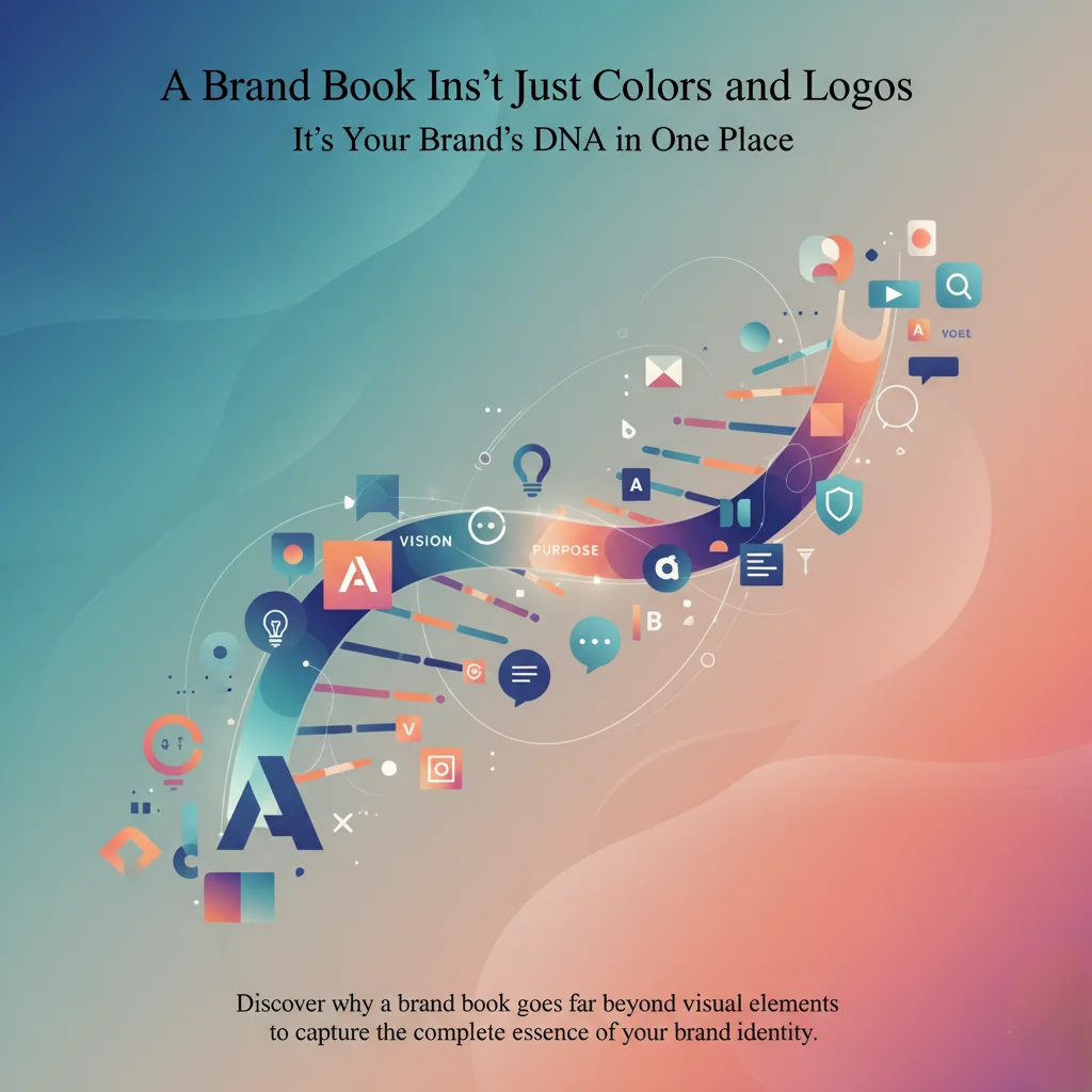 A Brand Book Isn't Just Colors and Logos — It's Your Brand's DNA in One Place